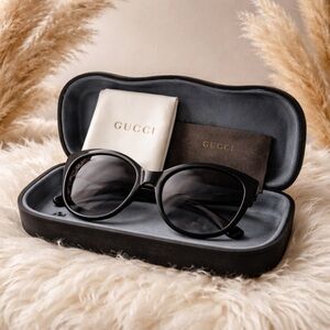 GUCCI Women’s Black Sunglasses GG0035SA NEW